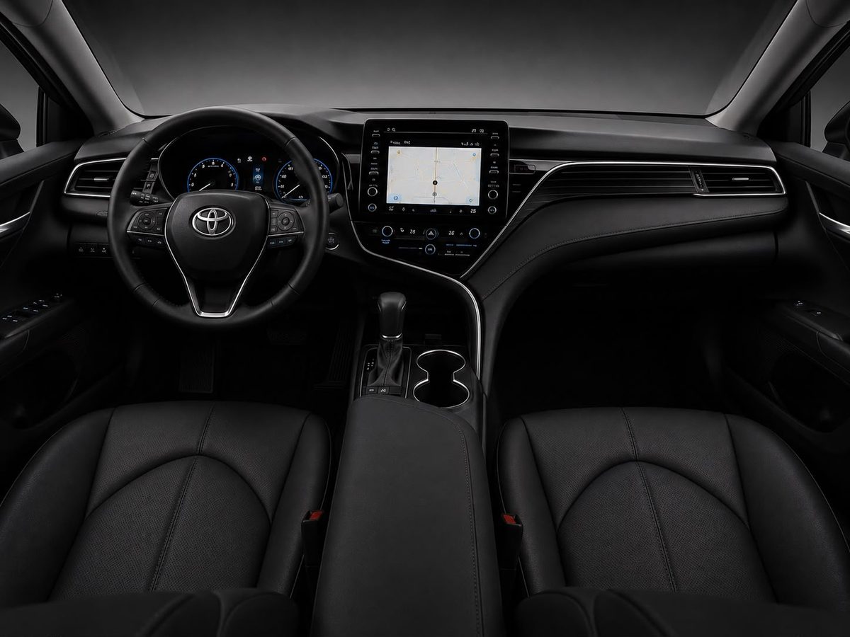 Toyota Camry, tableau de bord et sièges avant