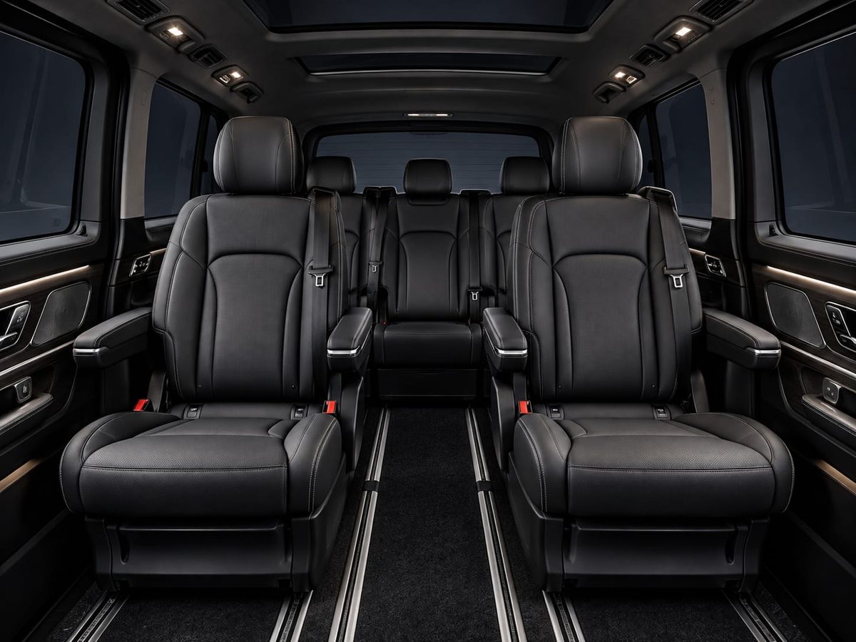 Mercedes-Benz Classe V, sièges capitaine à l'arrière